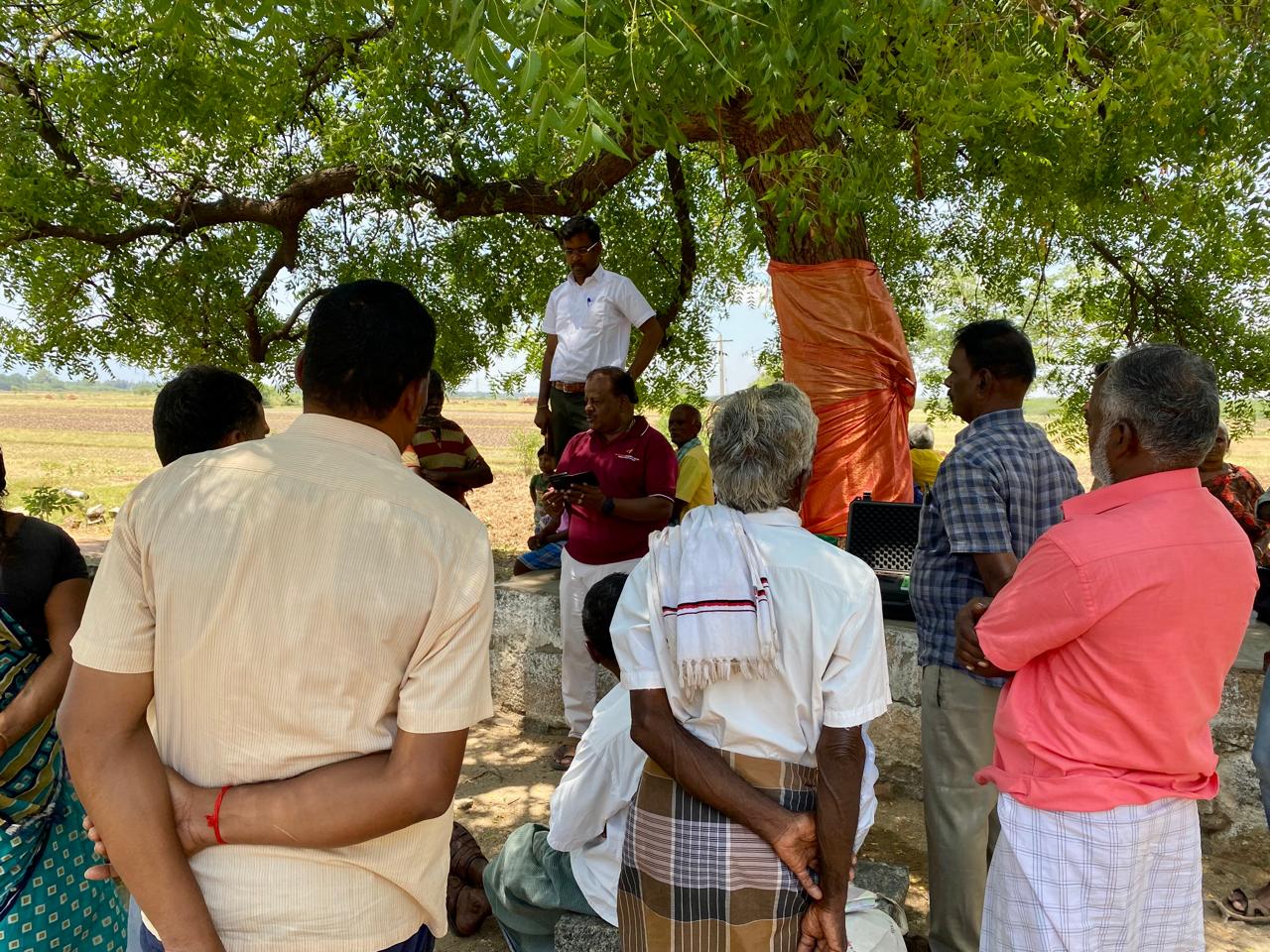 A demonstration of our Sensluto package in our Farmers and Agricultural Scientist