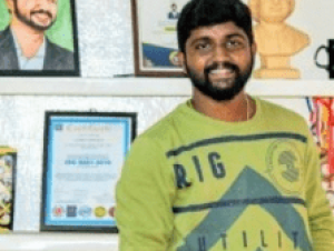 Nandha Infotech's founder, Vigneshwaran, holds the world record for founder