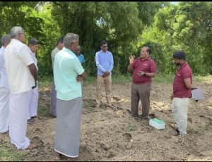 process of soil testing is elucidated to farmers by agricultural scientist Dr. Ilangovan Ramasamy | soil testing | agri consulting